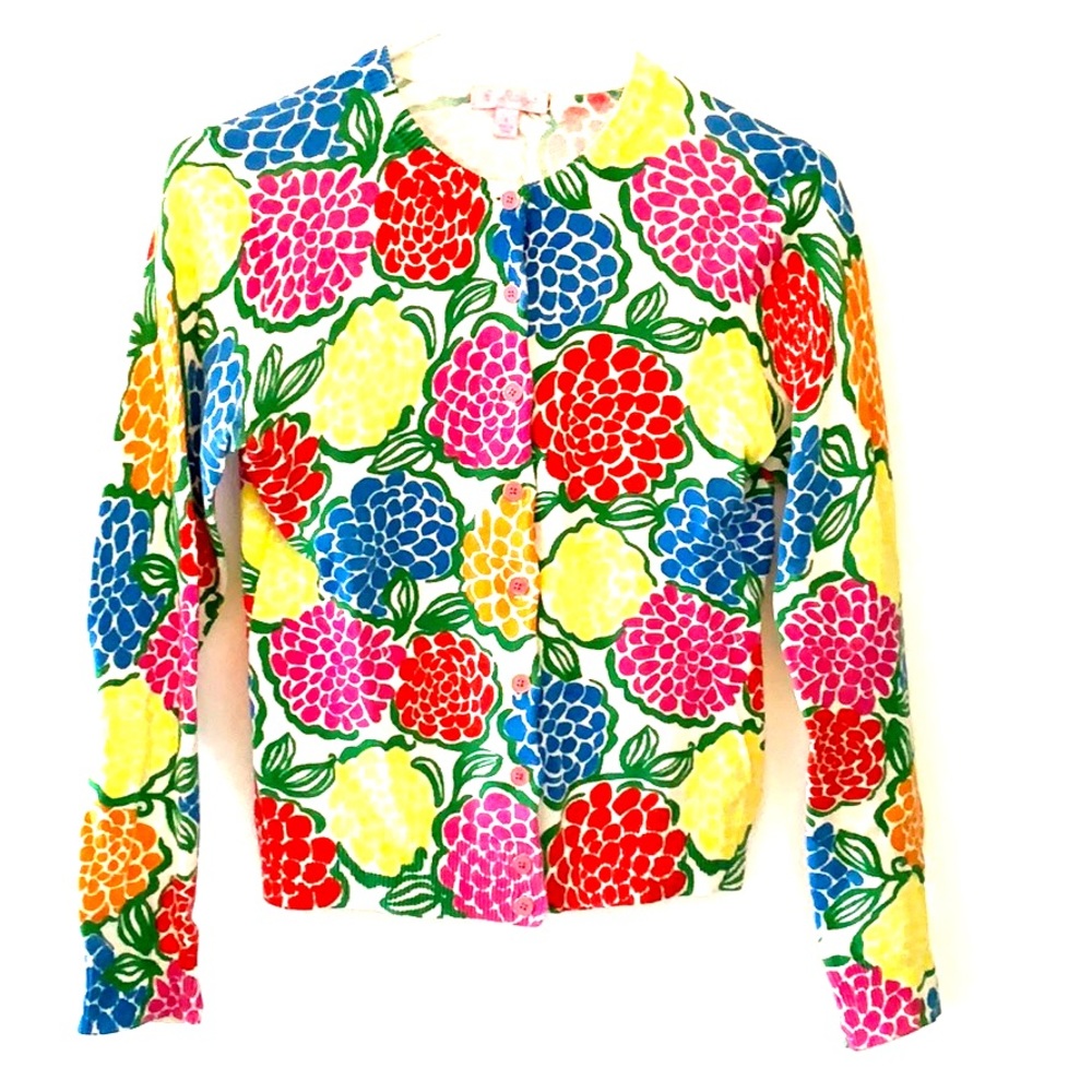 Lilly Pulitzer Floral Cardigan